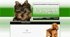 Desktop Screenshot of 4-lapy.net